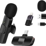 MAYBESTA Wireless Lavalier Omnidirectional Microphone System Vlog for Type-C Android & iPhone