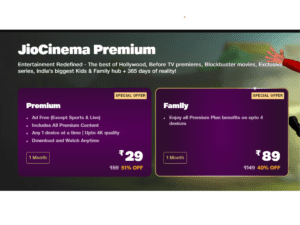 JioCinema Premium Plans Announced: Now watch Ad-Free 4K Video at Rs. 29 Only