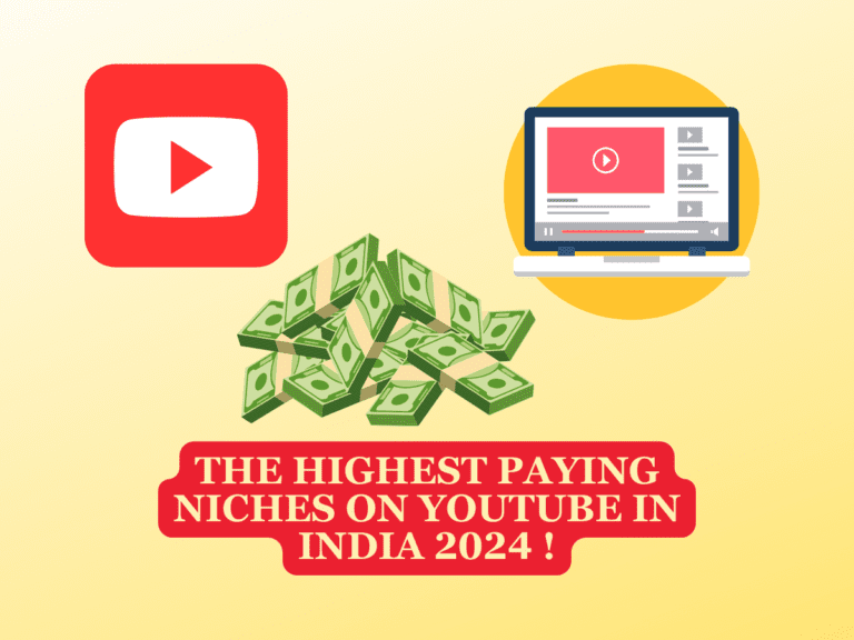 Highest Paying Niches On YouTube in India 2024