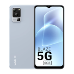 Lava Blaze 5G (Glass Blue, 6GB RAM, UFS 2.2 128GB Storage) 