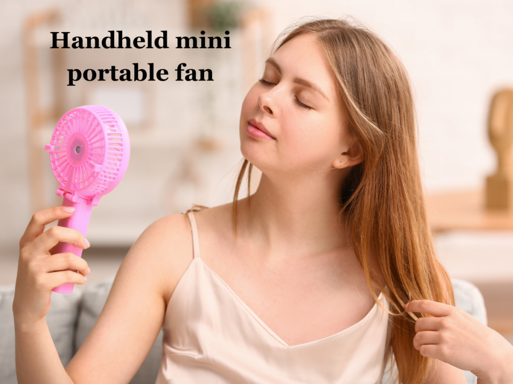 The Best Handheld mini portable fan with USB rechargeable battery