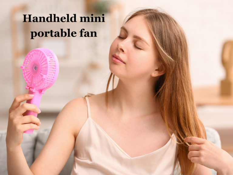 The Best Handheld mini portable fan with USB rechargeable battery