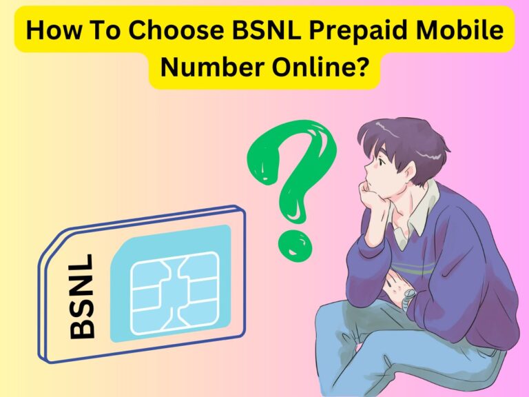 Choose BSNL Prepaid Mobile Number